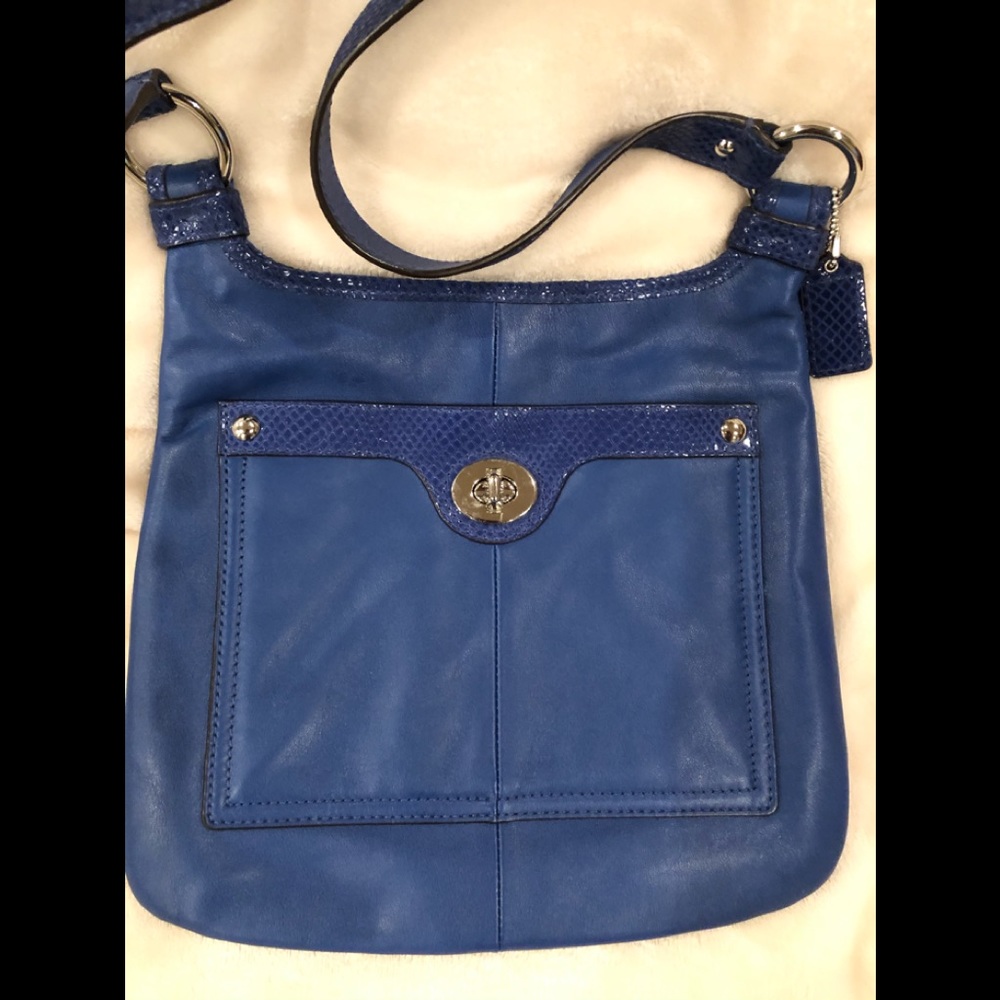 Blue Coach Crossbody Bag